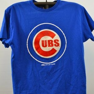 Chicago Cubs Blue T-shirt XL 100% cotton 2006 Stit